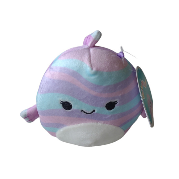 Kellytoy Squishmallows Martina The Fish Plush 5" NWT - Picture 1 of 4